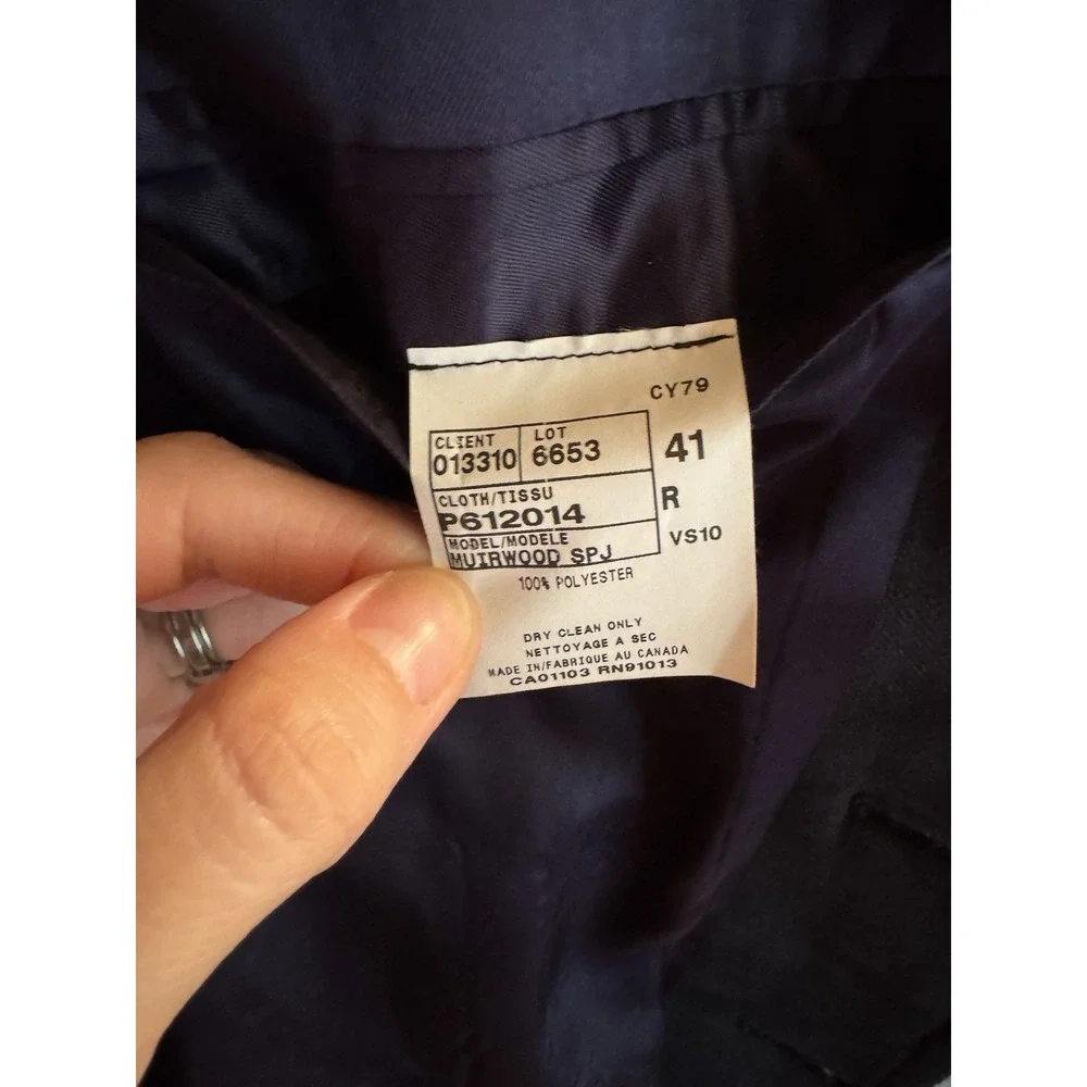 Jack Victor Suede Sport Coat 41R 3/4‎ Sleeve Altered
